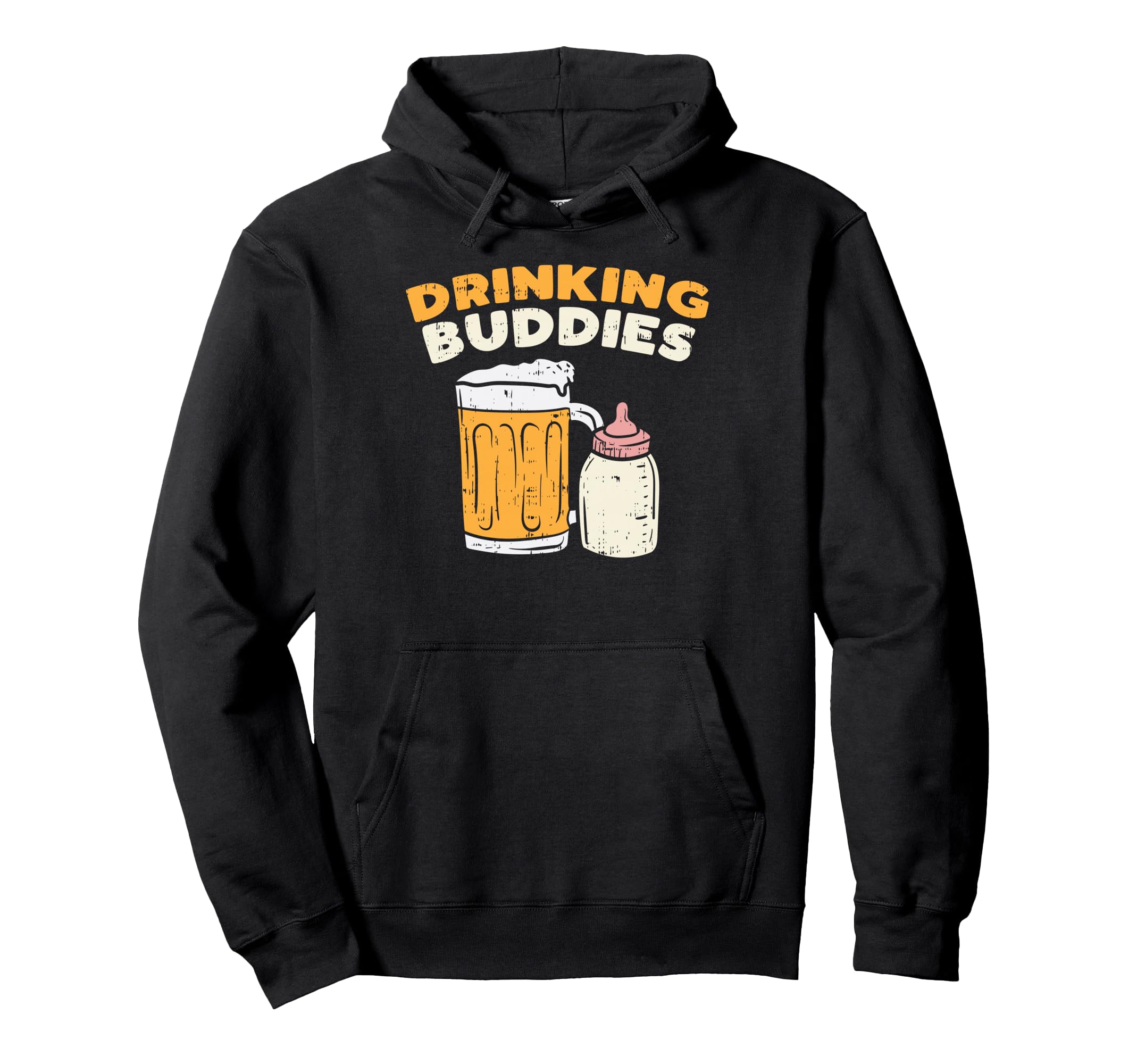 Drinkin Buddies Bottle Son And Dad Matching Hoodie - Unique Graphic Unisex - T-Shirt, Sweatshirt, Hoodie
