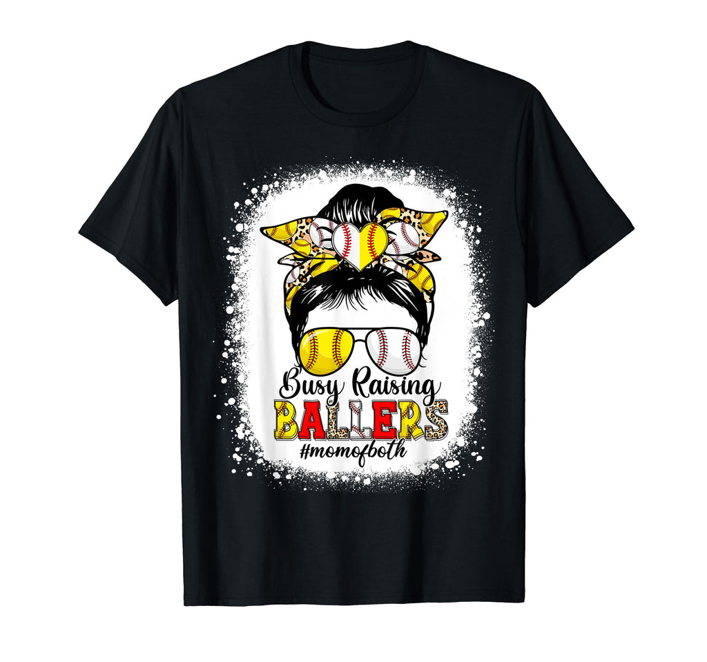 Busy Raising Ballers Baseball T-Shirt - Custom Art Print for Adults - T-Shirt, Sweatshirt, Hoodie