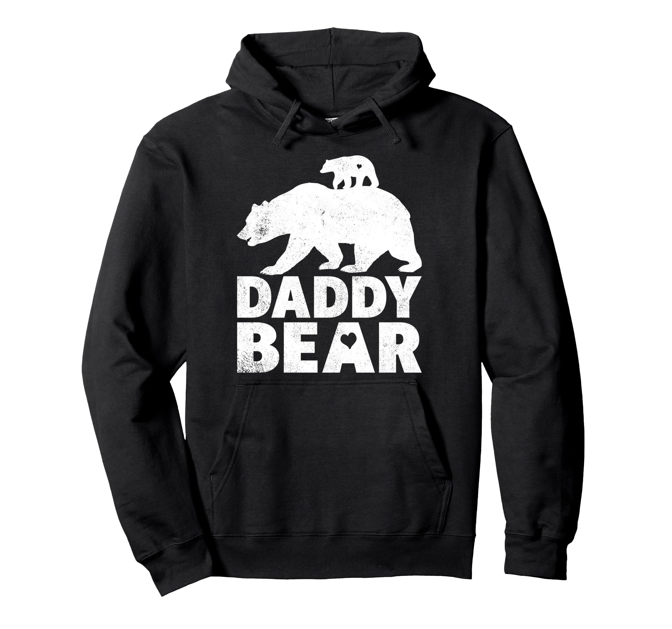 Daddy Bear Father Cub Animal Family Love Hoodie - Unique Graphic Men Women - T-Shirt, Sweatshirt, Hoodie
