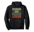 Husband Dad Trucker Legend Truck Driver Hoodie - Unique Graphic for Adults - T-Shirt, Sweatshirt, Hoodie