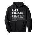 Personalized Dad Papa Grandpa Hoodie - Casual Everyday Wear for Adults - T-Shirt, Sweatshirt, Hoodie