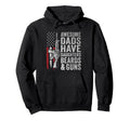 Awesome Dads Have Daughters Beards And Hoodie - Aesthetic Graphic Unisex - T-Shirt, Sweatshirt, Hoodie