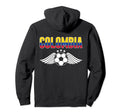 Proud Colombia Soccer Fans Jersey Colombian Hoodie - Trendy Graphic Unisex - T-Shirt, Sweatshirt, Hoodie