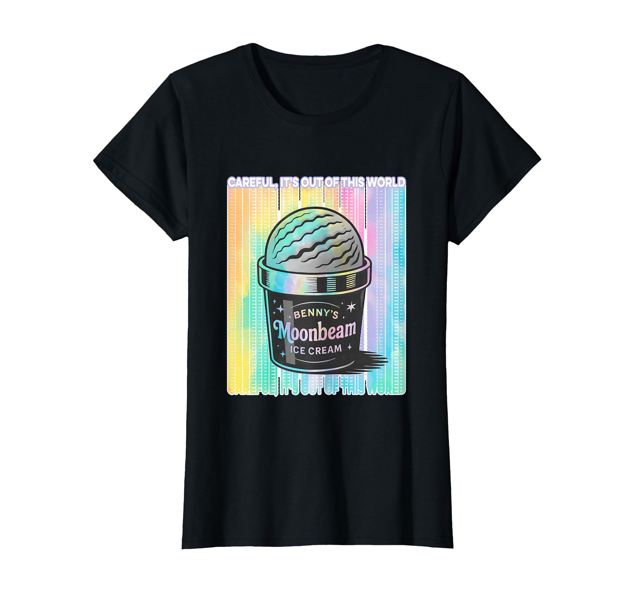 Moonbeam Ice Cream Truck Double Scoop T-Shirt - Graphic Print Men Women - T-Shirt, Sweatshirt, Hoodie