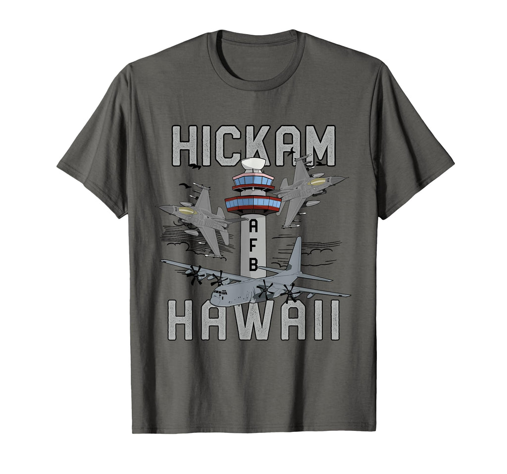Hickam Afb Hawaii Air Force Base Fighter T-Shirt - Trendy Graphic Unisex - T-Shirt, Sweatshirt, Hoodie