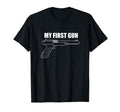 My First Gun Gamer Dad T-Shirt - Graphic Print Unisex - T-Shirt, Sweatshirt, Hoodie