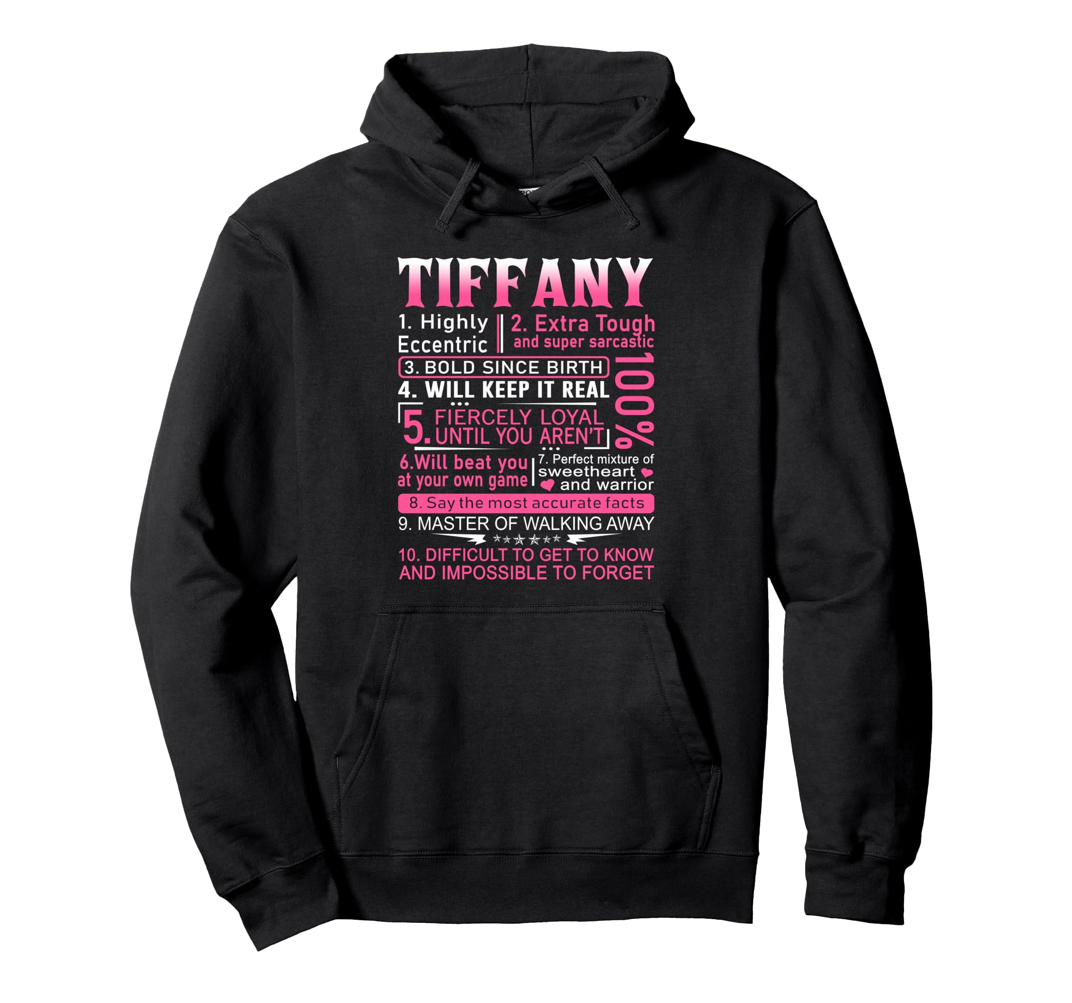 Tiffany Name Personalized Tiffany Hoodie - Casual Everyday Wear for Adults - T-Shirt, Sweatshirt, Hoodie