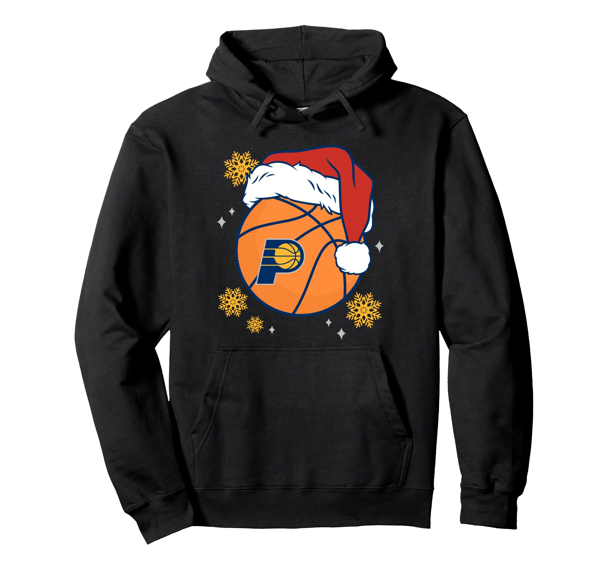 Nba Indiana Pacers Santa Hat Ball Hoodie - Aesthetic Graphic for Adults - T-Shirt, Sweatshirt, Hoodie