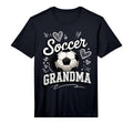 Mens Soccer Grandma Heart Ball Stadium T-Shirt - Custom Art Print Unisex - T-Shirt, Sweatshirt, Hoodie