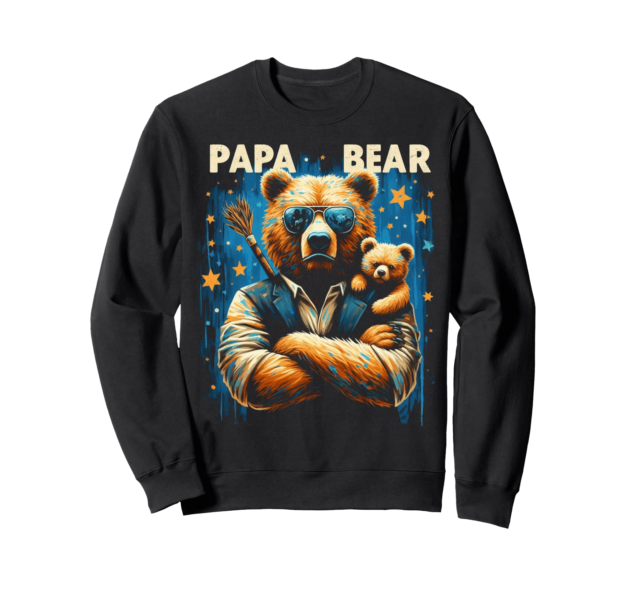 Papa Bear Funny Bears Animal Sweatshirt - Fun Novelty Design for Adults - T-Shirt, Sweatshirt, Hoodie