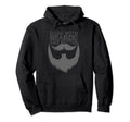 Dads Beards Are Better Distressed Bearded Hoodie - Trendy Graphic Men Women - T-Shirt, Sweatshirt, Hoodie