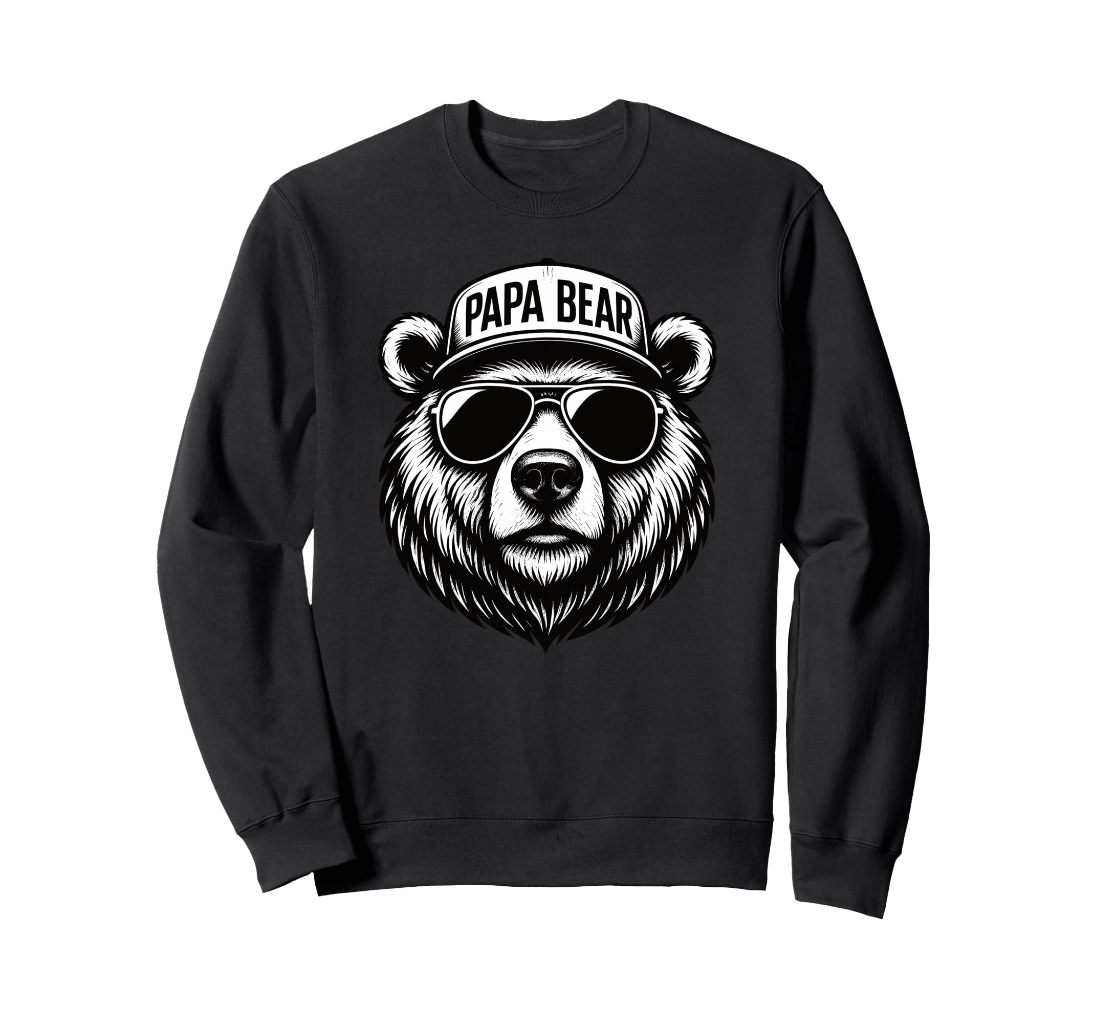 Funny Fathers Day Papa Bear Family Pride Sweatshirt - Graphic Print Unisex - T-Shirt, Sweatshirt, Hoodie