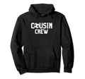 Cousin Crew Football Squad Family Hoodie - Minimalist Print for Adults - T-Shirt, Sweatshirt, Hoodie