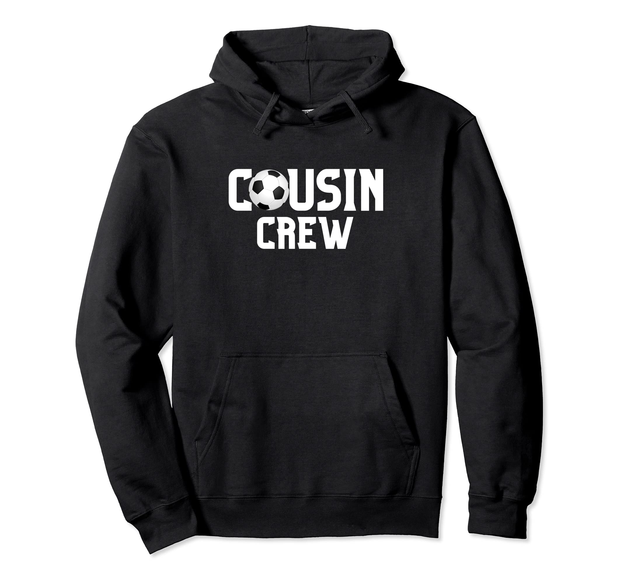 Cousin Crew Football Squad Family Hoodie - Minimalist Print for Adults - T-Shirt, Sweatshirt, Hoodie
