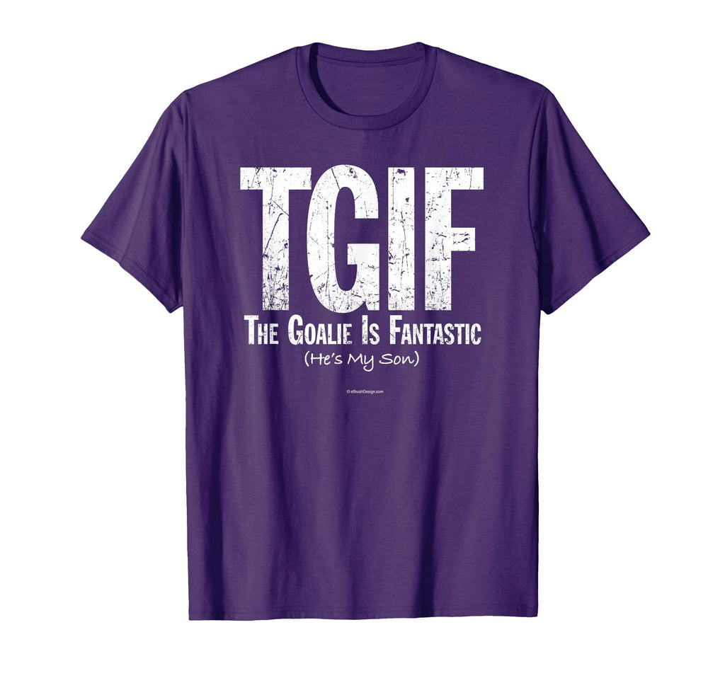 Tgif Goalie Is Fantastic Soccer Dad T-Shirt - Minimalist Print Men Women - T-Shirt, Sweatshirt, Hoodie