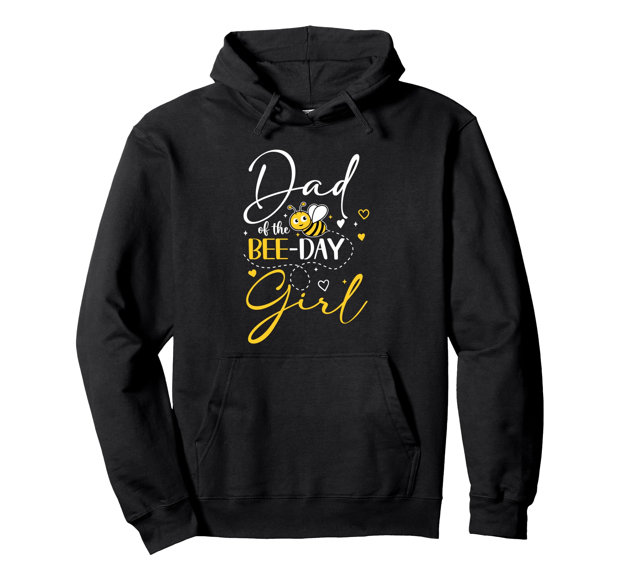 Dad Bee Day Hive Party Birthday First Bee Hoodie - Minimalist Print Unisex - T-Shirt, Sweatshirt, Hoodie