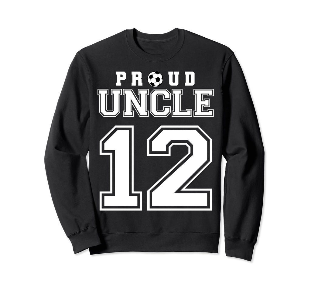 Number 12 Custom Proud Soccer Sweatshirt - Unique Graphic for Adults - T-Shirt, Sweatshirt, Hoodie