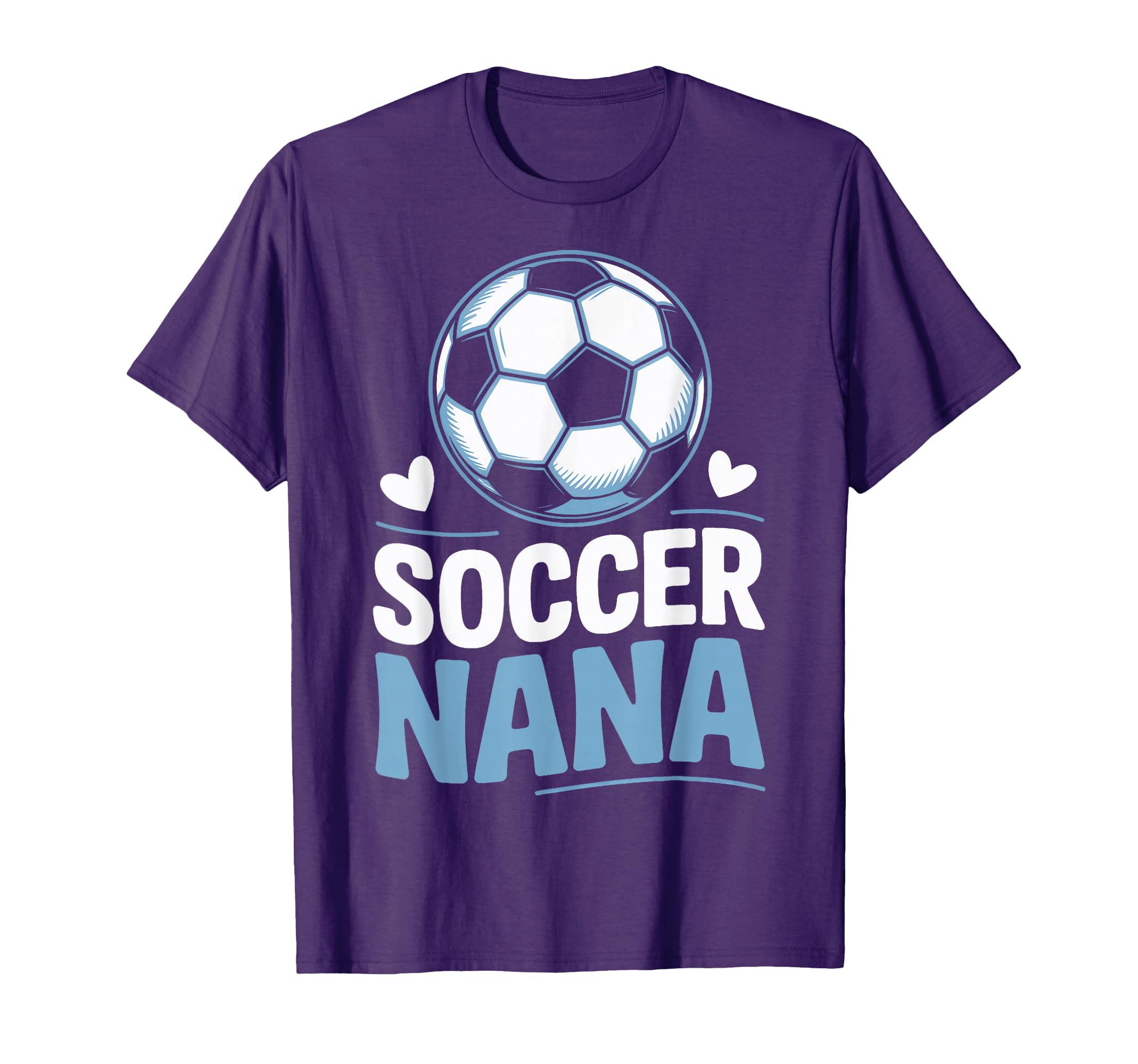 Soccer Nana Heart Soccer Lovers T-Shirt - Custom Art Print Men Women - T-Shirt, Sweatshirt, Hoodie