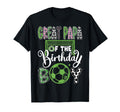 Great Papa Birthday Soccer Player T-Shirt - Minimalist Print Unisex - T-Shirt, Sweatshirt, Hoodie