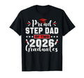 Proud Step Dad Two 2026 Graduates Funny T-Shirt - Streetwear Style Unisex - T-Shirt, Sweatshirt, Hoodie