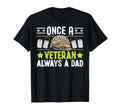Once Veteran Always Dad Veteran Dad T-Shirt - Unique Graphic for Adults - T-Shirt, Sweatshirt, Hoodie