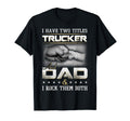 Trucker Dad Truck Driver Trucking T-Shirt - Custom Art Print for Adults - T-Shirt, Sweatshirt, Hoodie