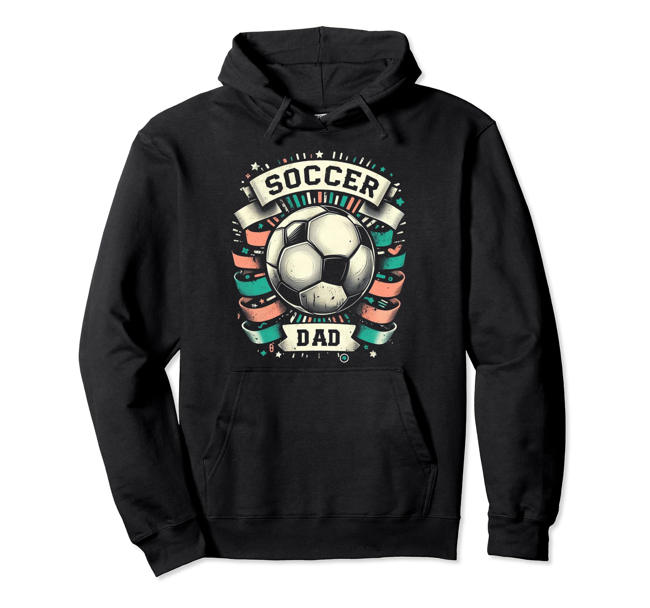 Soccer Dad Family Matching Dad Fathers Hoodie - Unique Graphic for Adults - T-Shirt, Sweatshirt, Hoodie