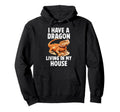 I Have Bearded Dragon Owner Bearded Hoodie - Minimalist Print Unisex - T-Shirt, Sweatshirt, Hoodie