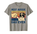 Best Aussie Dad Ever Aussie Dog T-Shirt - Custom Art Print Unisex - T-Shirt, Sweatshirt, Hoodie