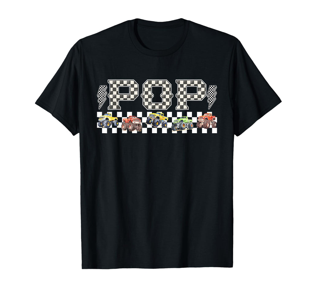 Pop Monster Truck Family Crew Birthday T-Shirt - Novelty Apparel Men Women - T-Shirt, Sweatshirt, Hoodie