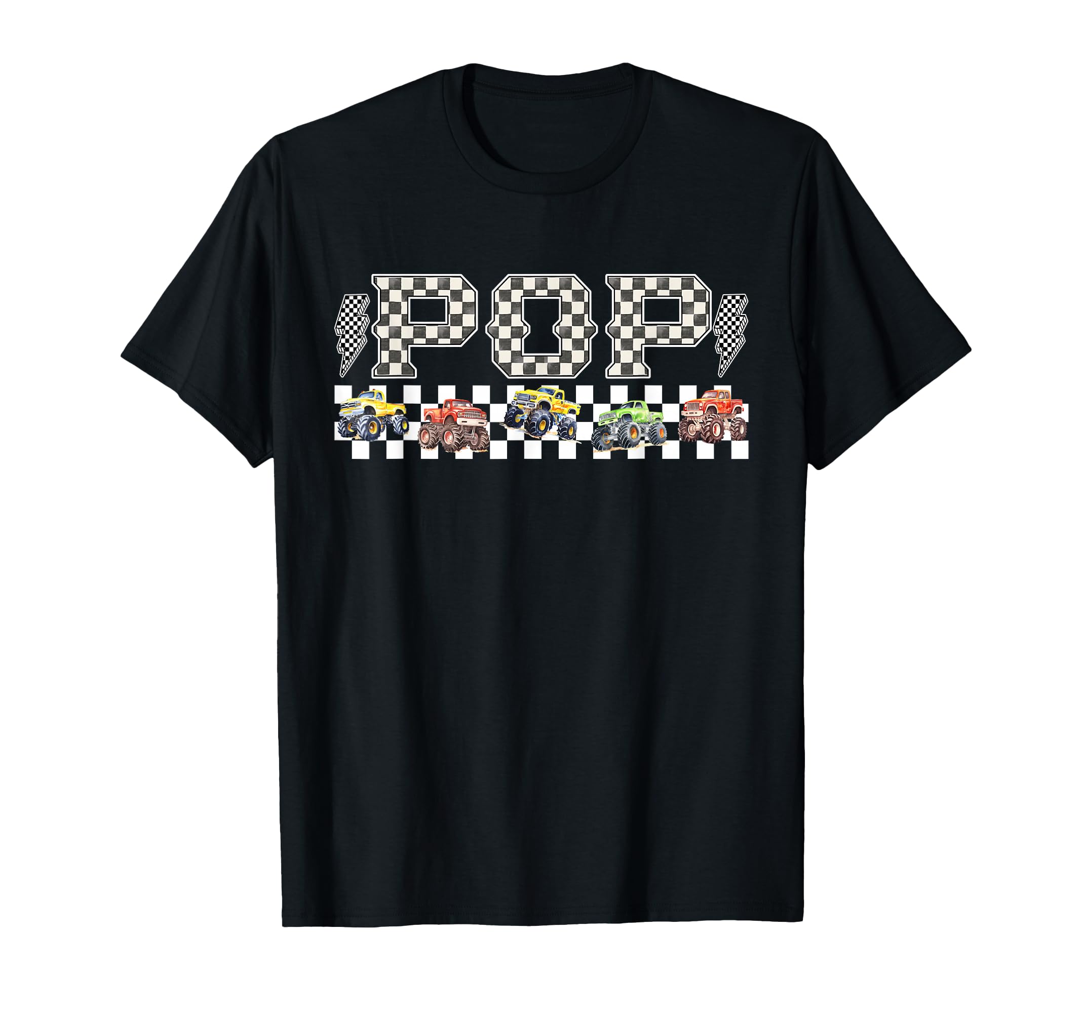 Pop Monster Truck Family Crew Birthday T-Shirt - Novelty Apparel Men Women - T-Shirt, Sweatshirt, Hoodie