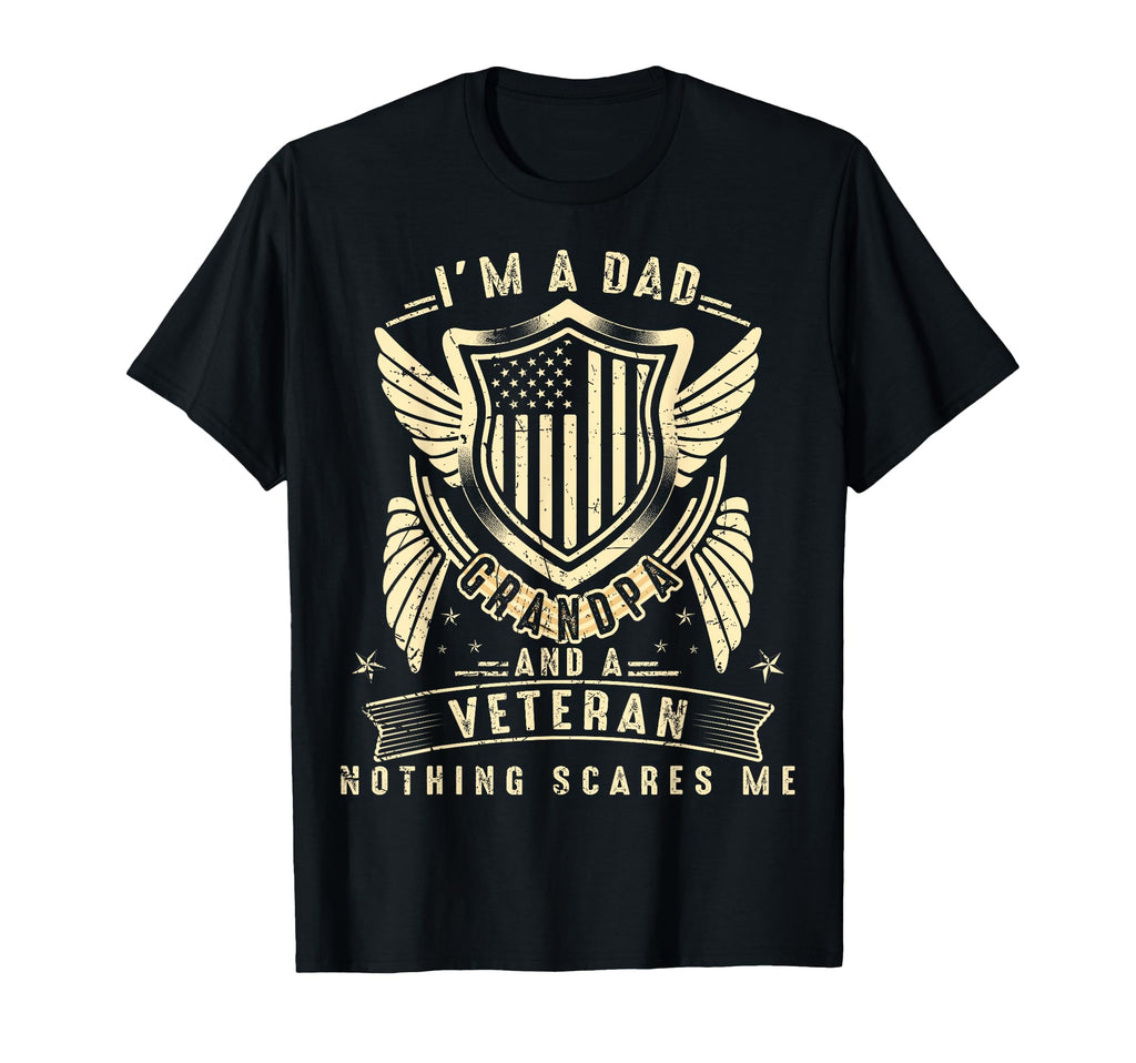 Fathers Day Veterans Day Im Dad Grandpa T-Shirt - Minimalist Print Unisex - T-Shirt, Sweatshirt, Hoodie