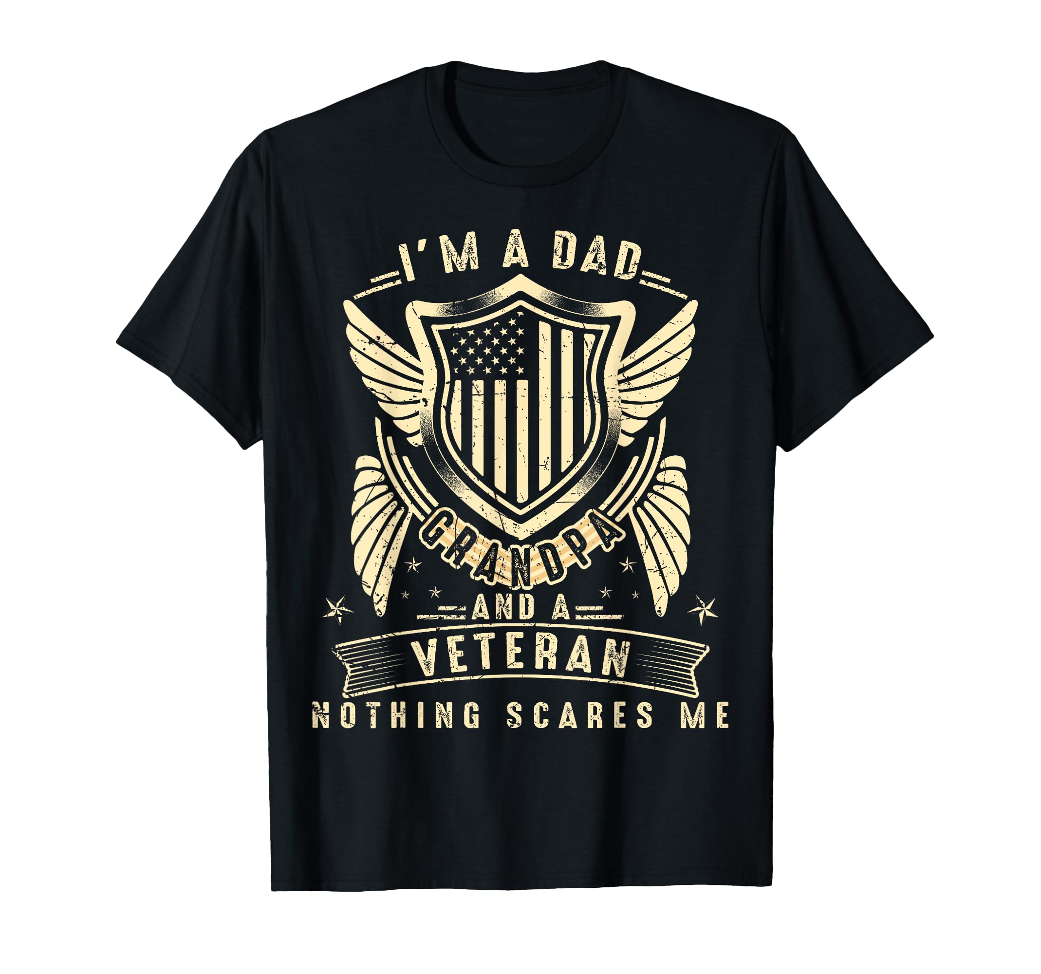 Fathers Day Veterans Day Im Dad Grandpa T-Shirt - Minimalist Print Unisex - T-Shirt, Sweatshirt, Hoodie