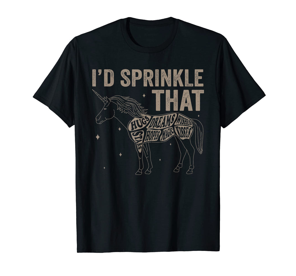 Funny Meat Eater Id Sprinkle That Unicorn T-Shirt - Unique Graphic Unisex - T-Shirt, Sweatshirt, Hoodie