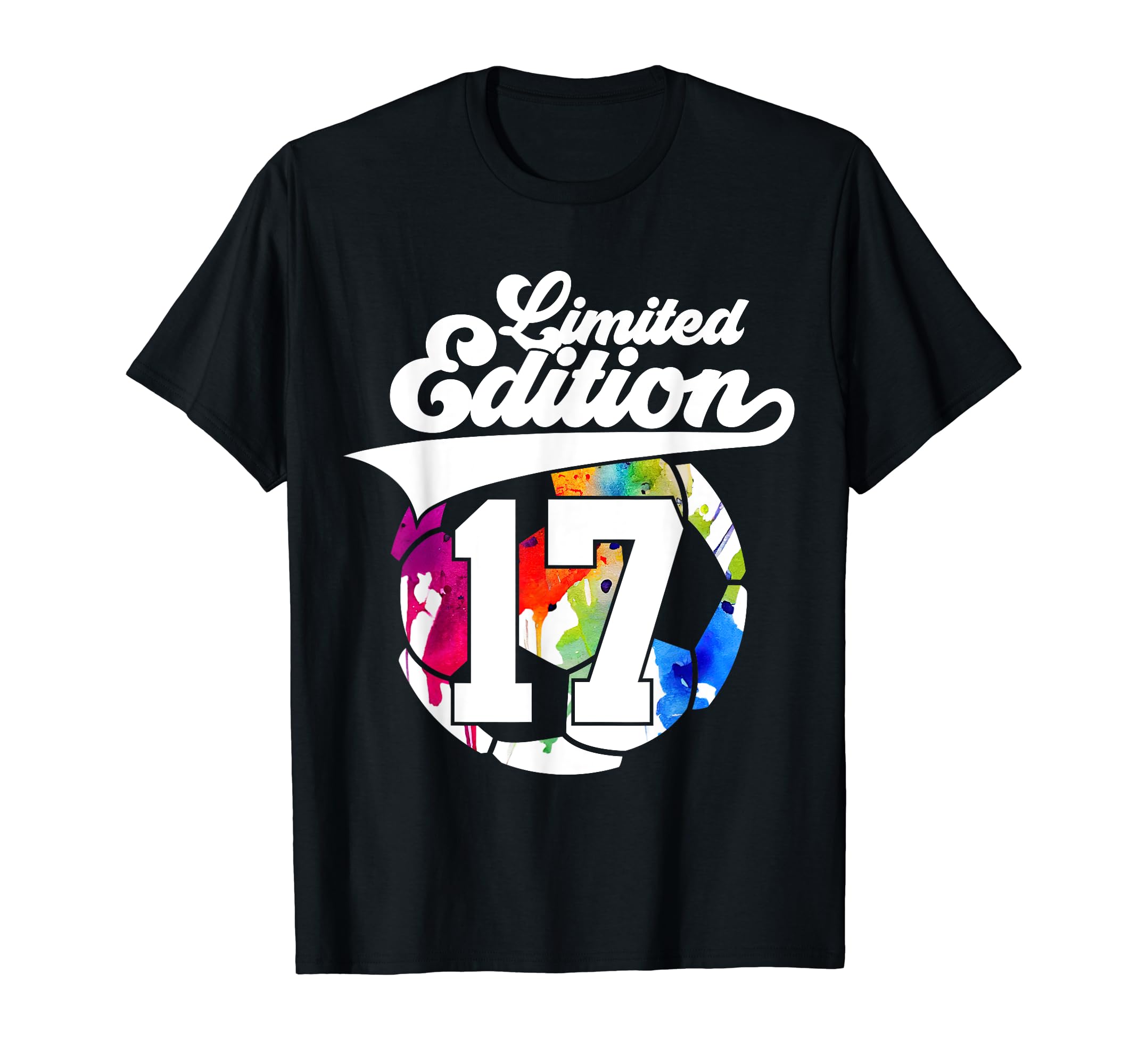 17 Years Soccer 17Th Birthday T-Shirt - Trendy Graphic for Adults - T-Shirt, Sweatshirt, Hoodie