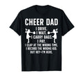 Cheer Dad Cheerleading Dad Cheerleader T-Shirt - Graphic Print Men Women - T-Shirt, Sweatshirt, Hoodie