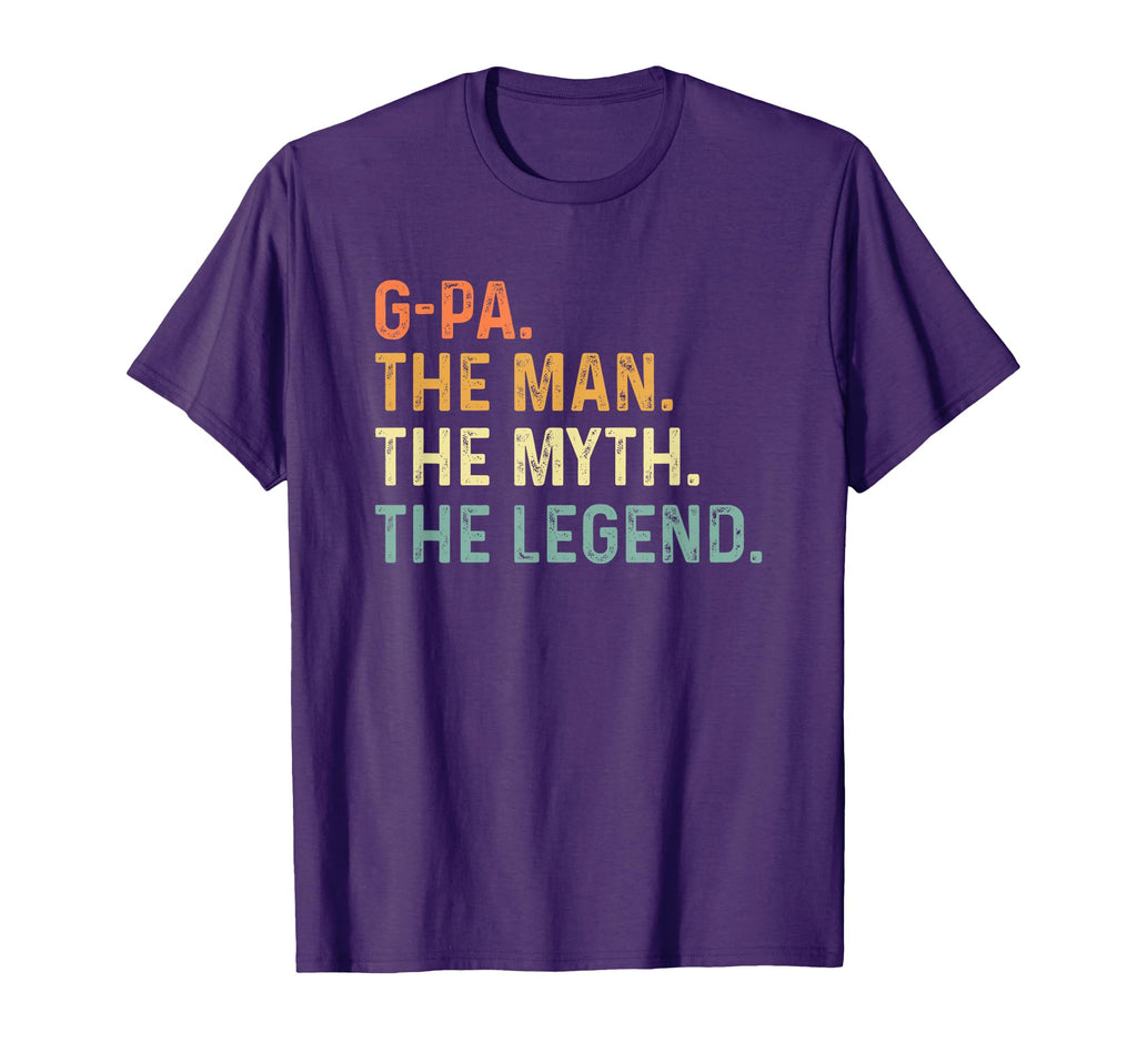 G Pa Myth Legend Dad Grandpa T-Shirt - Trendy Graphic Unisex - T-Shirt, Sweatshirt, Hoodie
