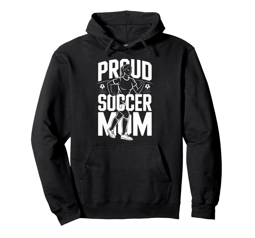 Proud Soccer Mom Sunset Vibes Hoodie - Fun Novelty Design Unisex - T-Shirt, Sweatshirt, Hoodie
