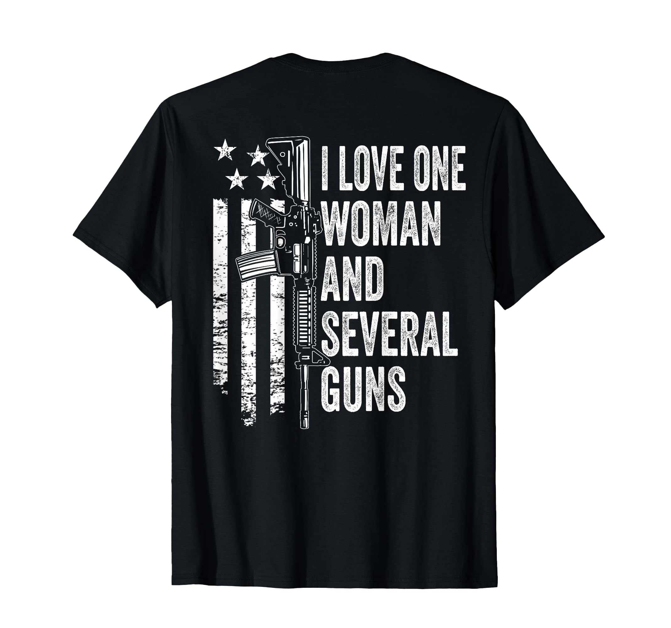 I Love One And Several Guns Husband T-Shirt - Unique Graphic for Adults - T-Shirt, Sweatshirt, Hoodie