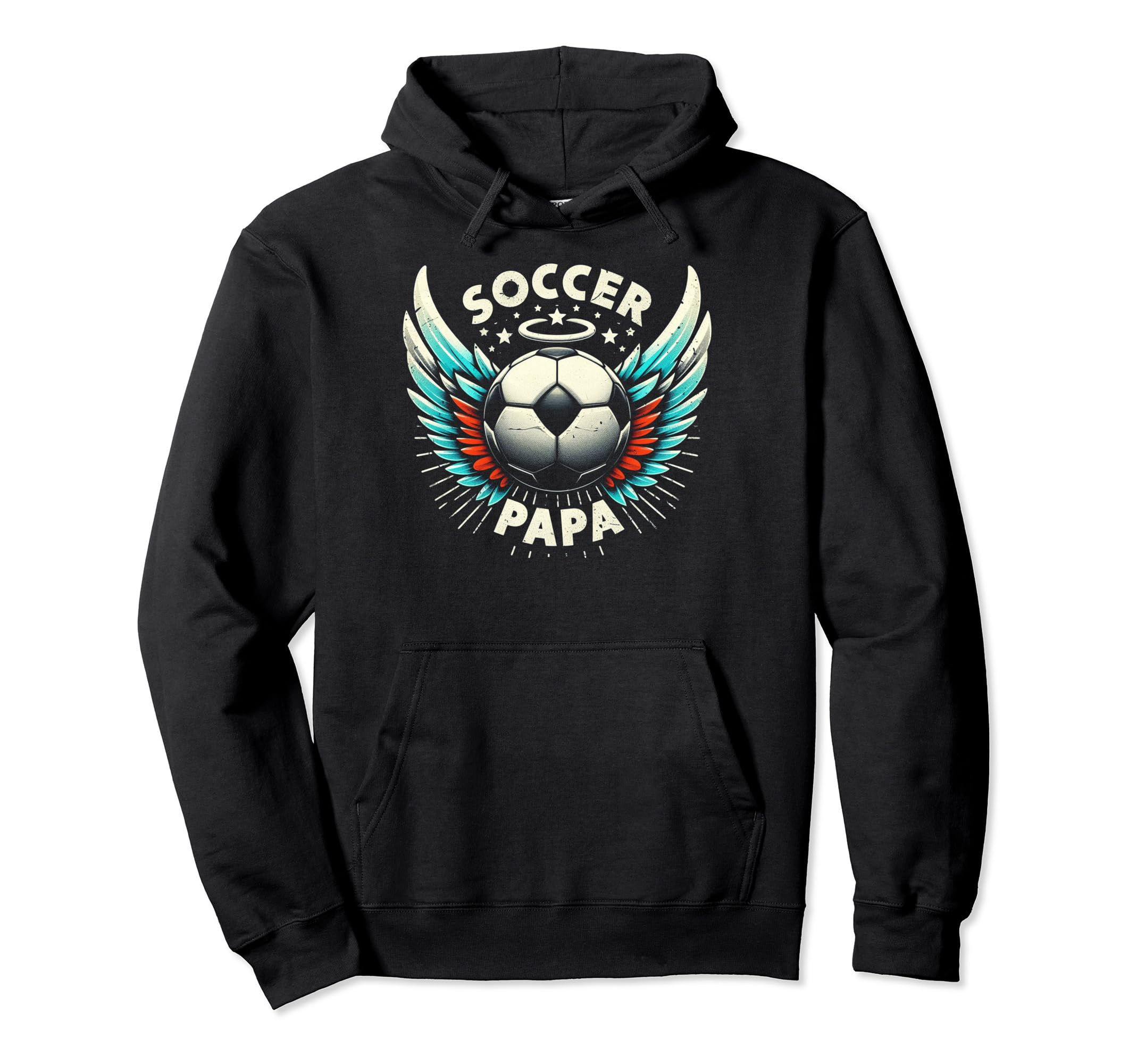 Soccer Papa Family Matching Dad Hoodie - Fun Novelty Design Men Women - T-Shirt, Sweatshirt, Hoodie