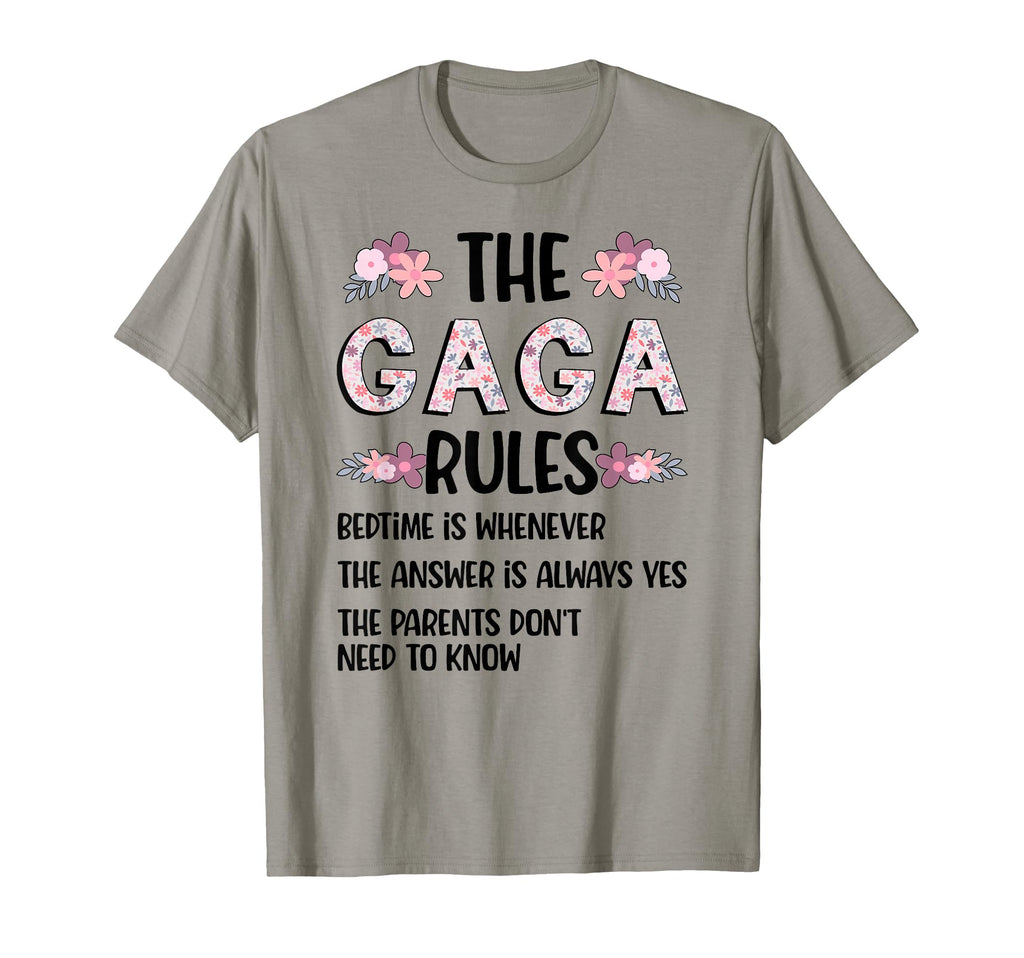 Gaga Grandma Rules Gaga Grandmother T-Shirt - Unique Graphic Unisex - T-Shirt, Sweatshirt, Hoodie