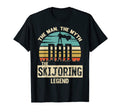 Myth Legend Dad Skijoring Amazing T-Shirt - Trendy Graphic Men Women - T-Shirt, Sweatshirt, Hoodie