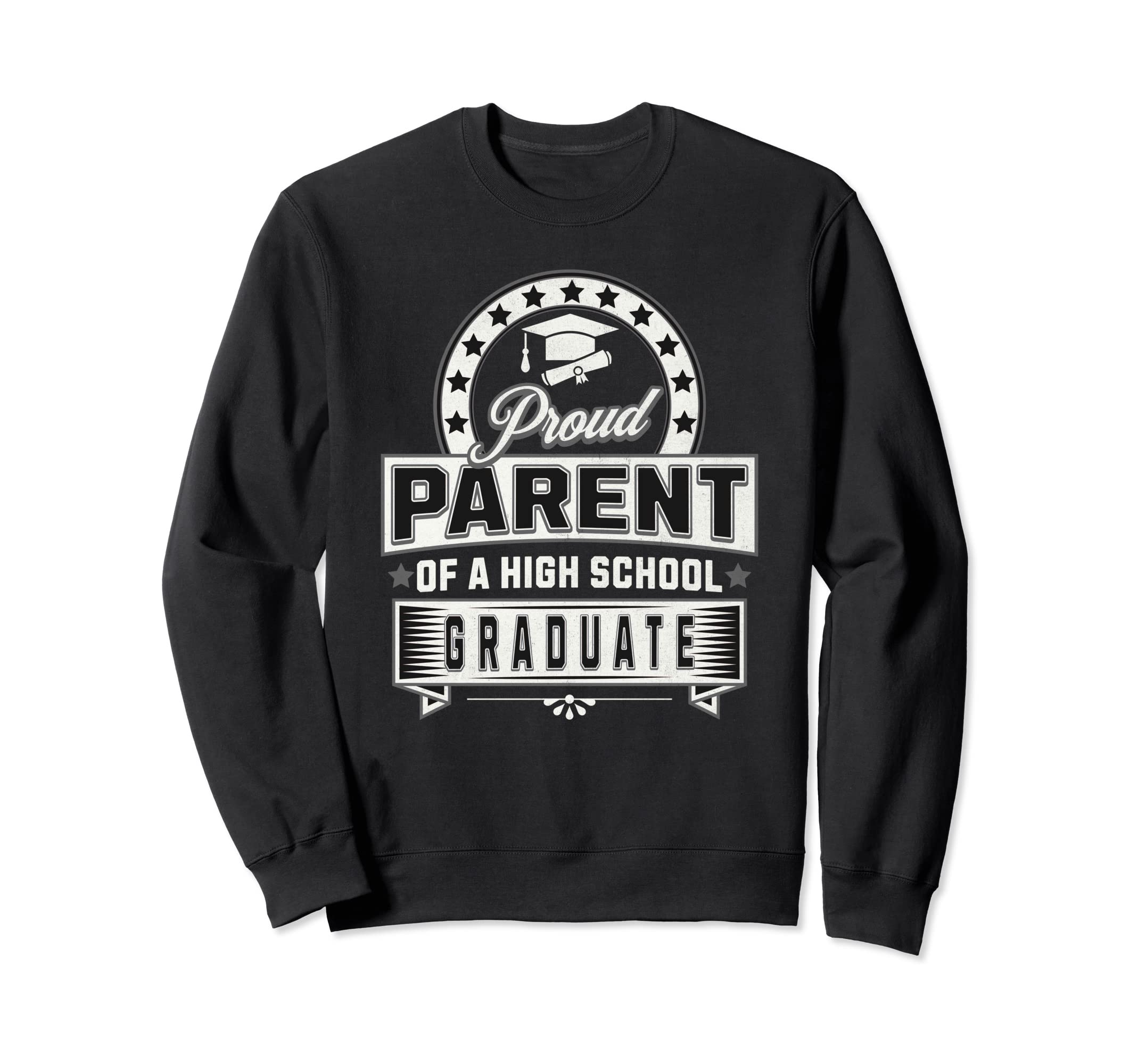 Proud Parent High School Graduate Mom Sweatshirt - Novelty Apparel Unisex - T-Shirt, Sweatshirt, Hoodie
