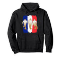 Soccer Player France Flag Soccer Hoodie - Fun Novelty Design for Adults - T-Shirt, Sweatshirt, Hoodie