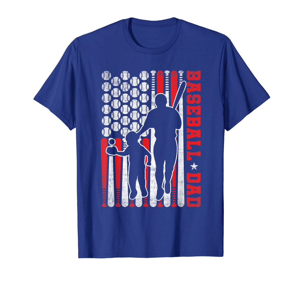 Patriotic Baseball Dad Coach Batter T-Shirt - Fun Novelty Design Unisex - T-Shirt, Sweatshirt, Hoodie