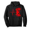 Gamer Heartbeat Video Games Gaming Teens Hoodie - Graphic Print Men Women - T-Shirt, Sweatshirt, Hoodie