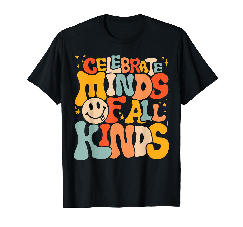 Celebrate Minds All Kinds Autism T-Shirt - Aesthetic Graphic for Adults - T-Shirt, Sweatshirt, Hoodie