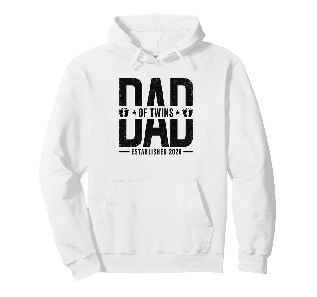 New Dad Twins Daddy Father 2026 Hoodie - Aesthetic Graphic Men Women - T-Shirt, Sweatshirt, Hoodie
