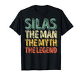 Silas Myth Legend First Name Silas T-Shirt - Custom Art Print Unisex - T-Shirt, Sweatshirt, Hoodie