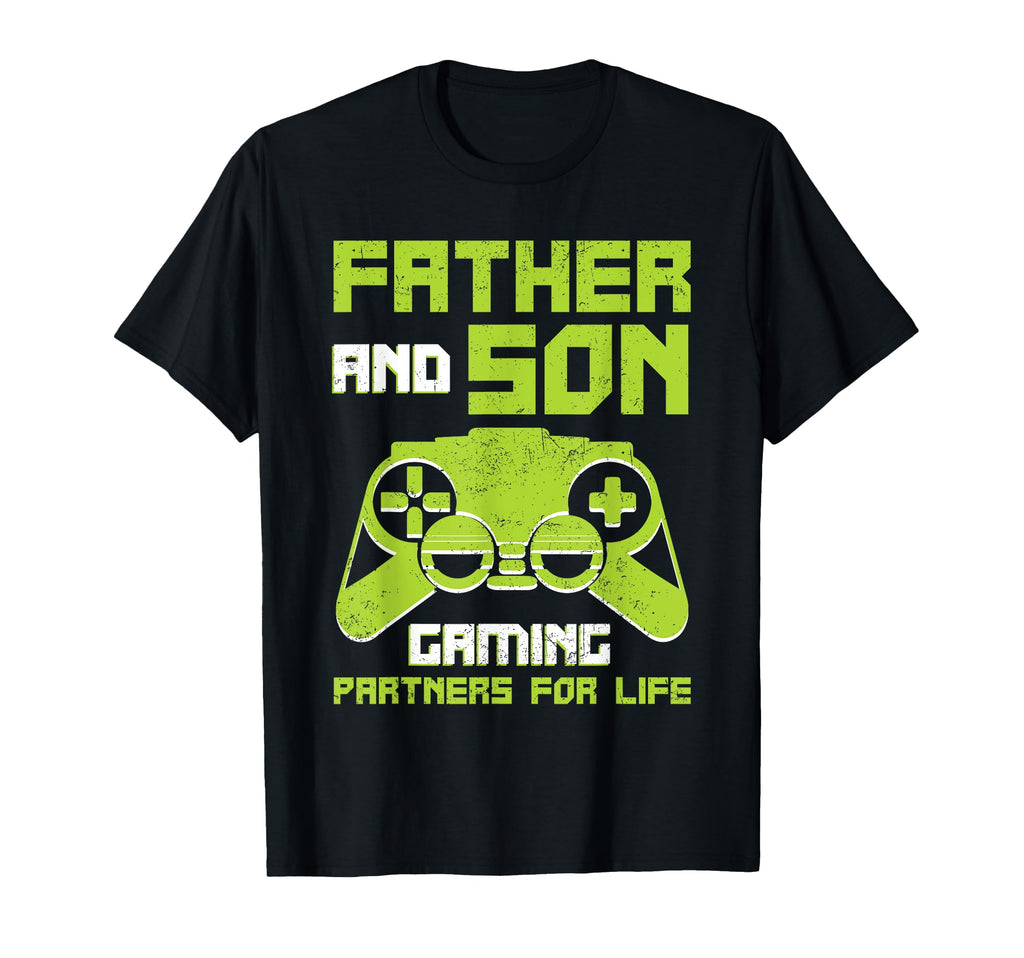 Father And Son Gaming Partners Gamer T-Shirt - Fun Novelty Design Unisex - T-Shirt, Sweatshirt, Hoodie